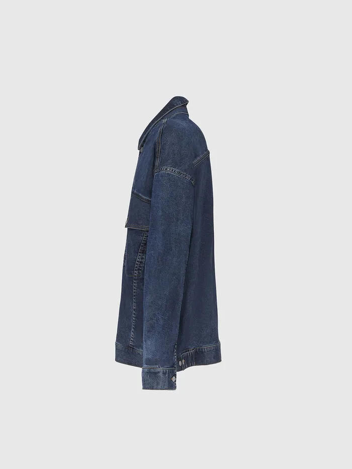 Diesel Jackets Mens DRAFSP JOGGJEANS Dark Blue Gift for Friend
