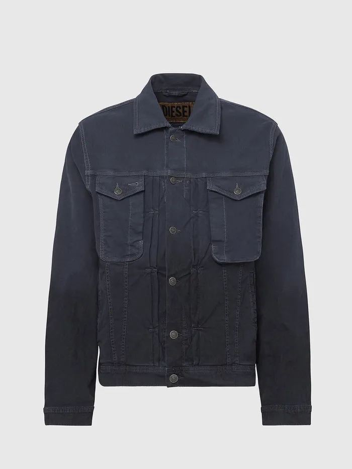 Diesel Jackets Mens DYOGISP JOGGJEANS Dark grey On Sale