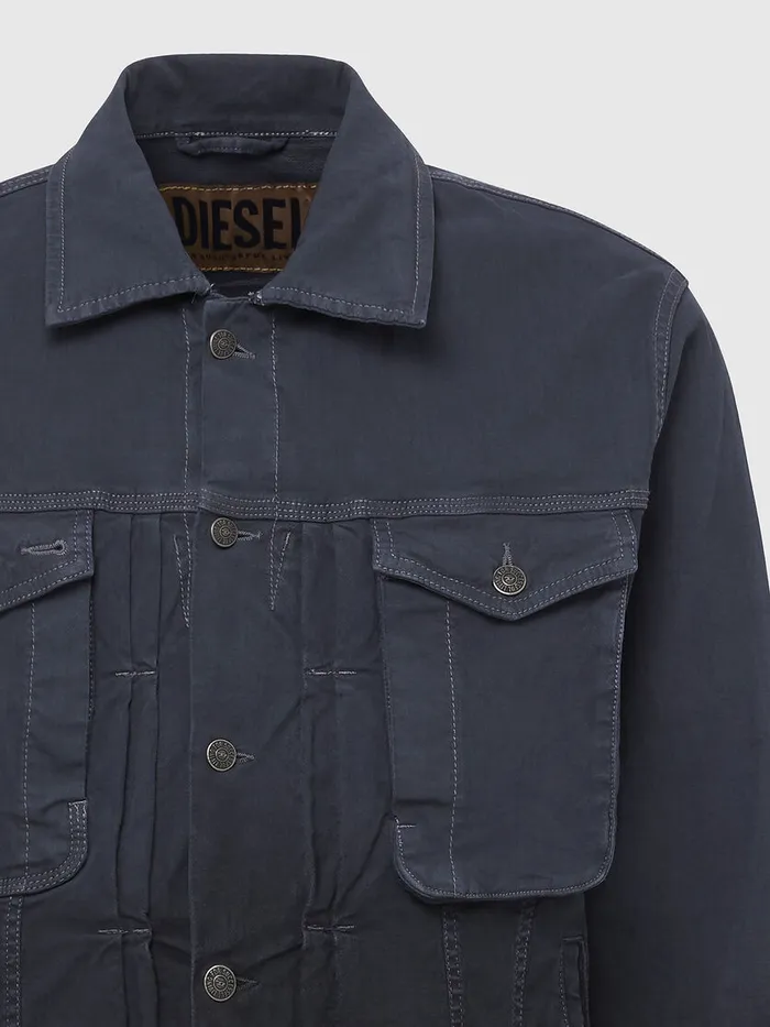 Diesel Jackets Mens DYOGISP JOGGJEANS Dark grey On Sale