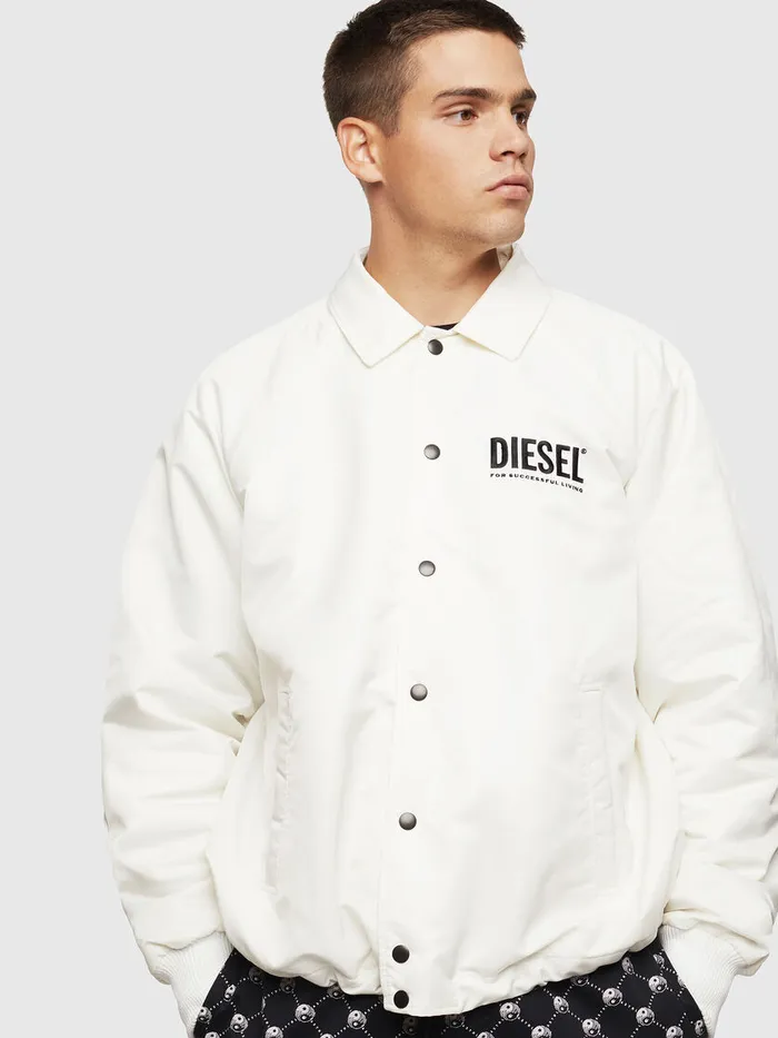 Diesel Jackets Mens JAKIOA White