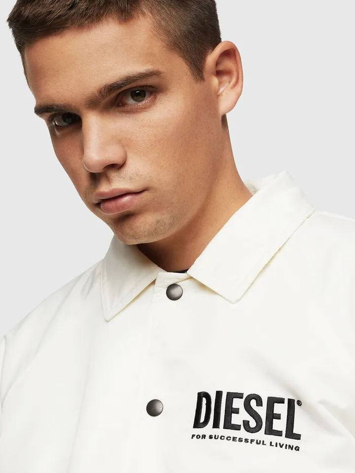 Diesel Jackets Mens JAKIOA White