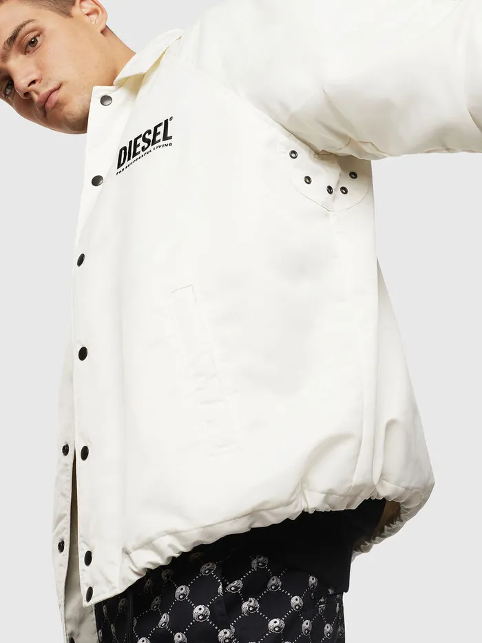 Diesel Jackets Mens JAKIOA White