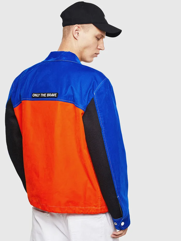 Diesel Jackets Mens JBELL BlueRed