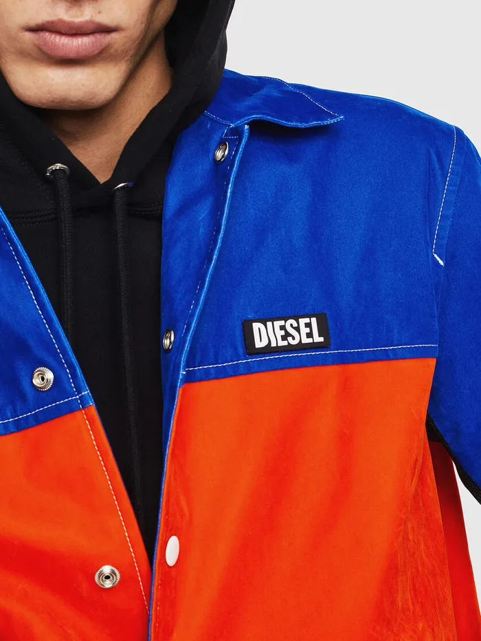 Diesel Jackets Mens JBELL BlueRed