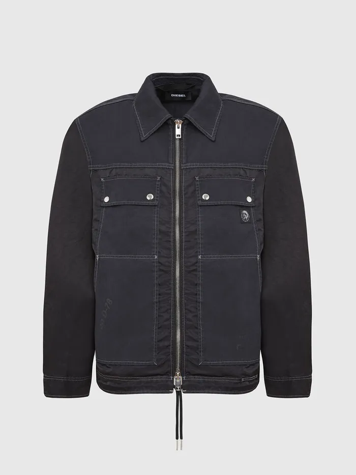 Diesel Jackets Mens JBERKLEY Black