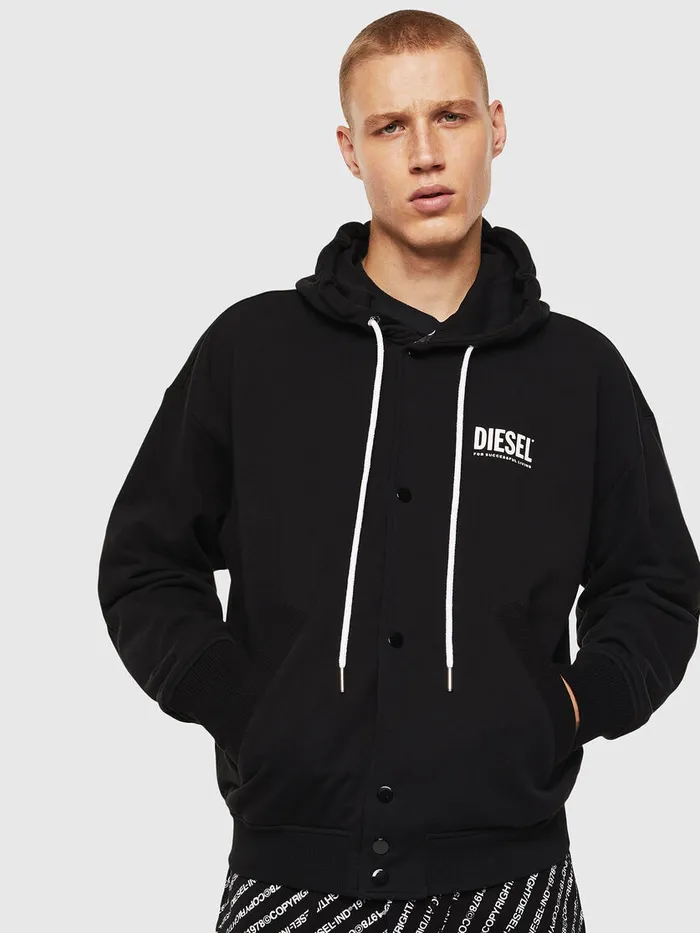 Diesel Jackets Mens JBOMZ Black