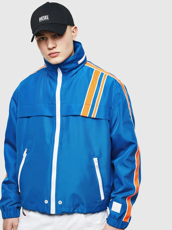 Diesel Jackets Mens JBROCK Blue