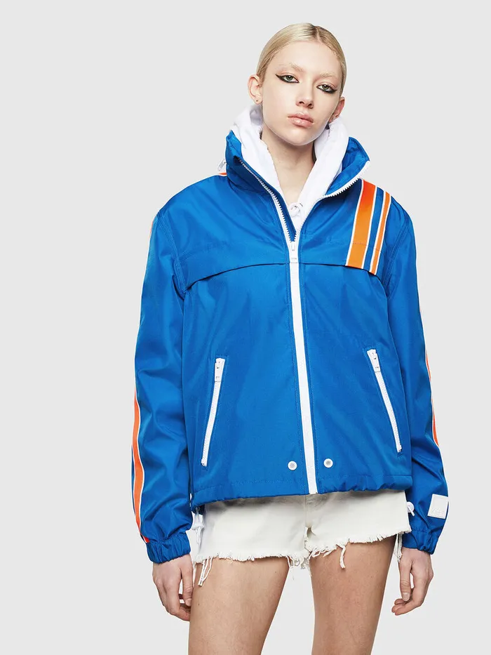 Diesel Jackets Mens JBROCK Blue