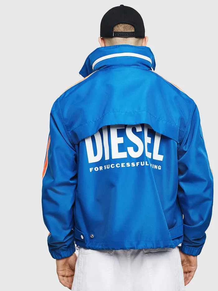 Diesel Jackets Mens JBROCK Blue