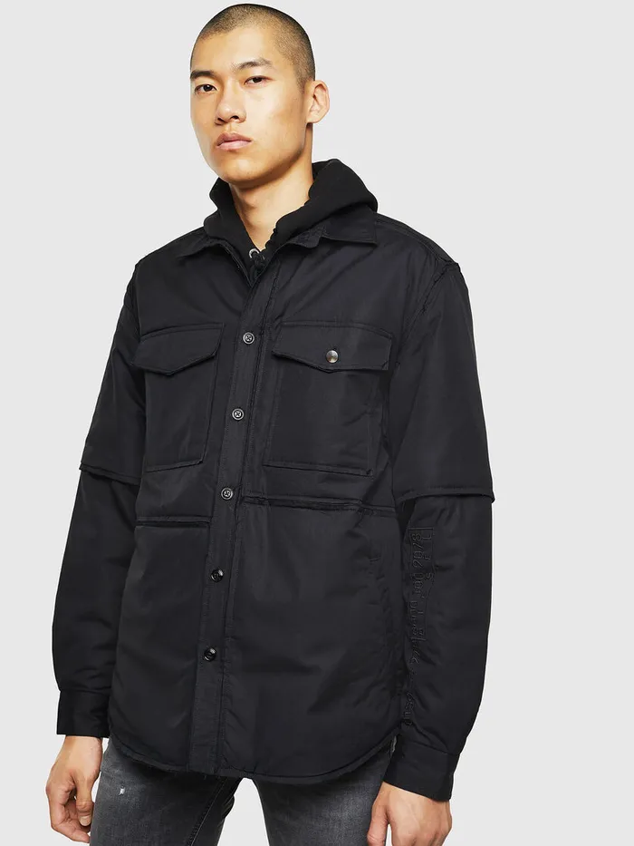 Diesel Jackets Mens JCURTIS Black