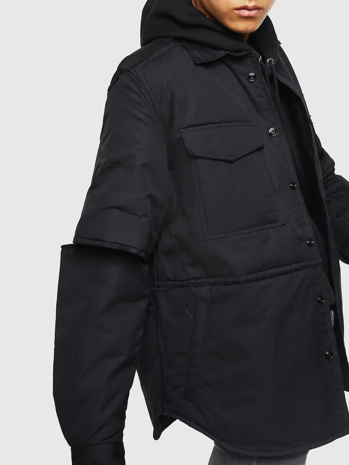 Diesel Jackets Mens JCURTIS Black