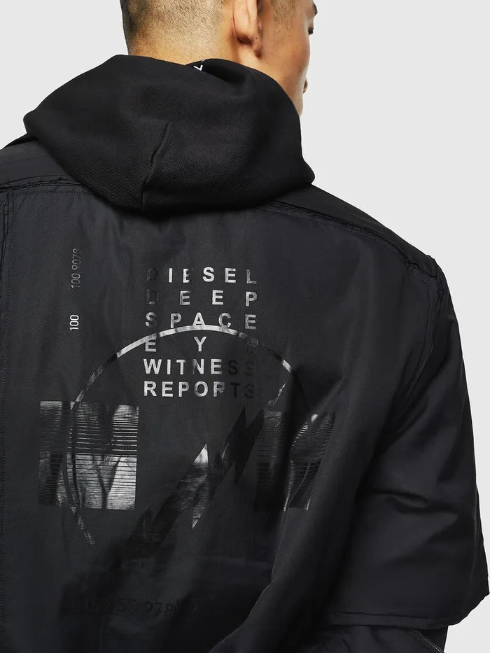 Diesel Jackets Mens JCURTIS Black