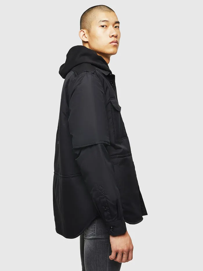 Diesel Jackets Mens JCURTIS Black