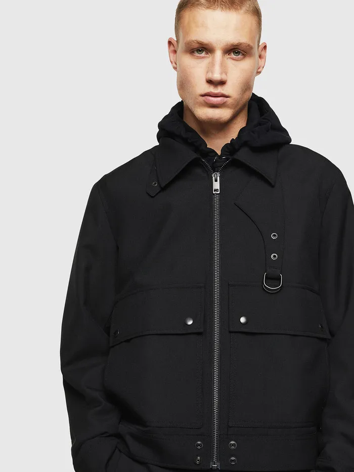 Diesel Jackets Mens JGABLEA Black