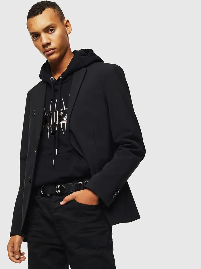 Diesel Jackets Mens JHOOK Black