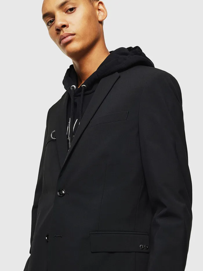 Diesel Jackets Mens JHOOK Black