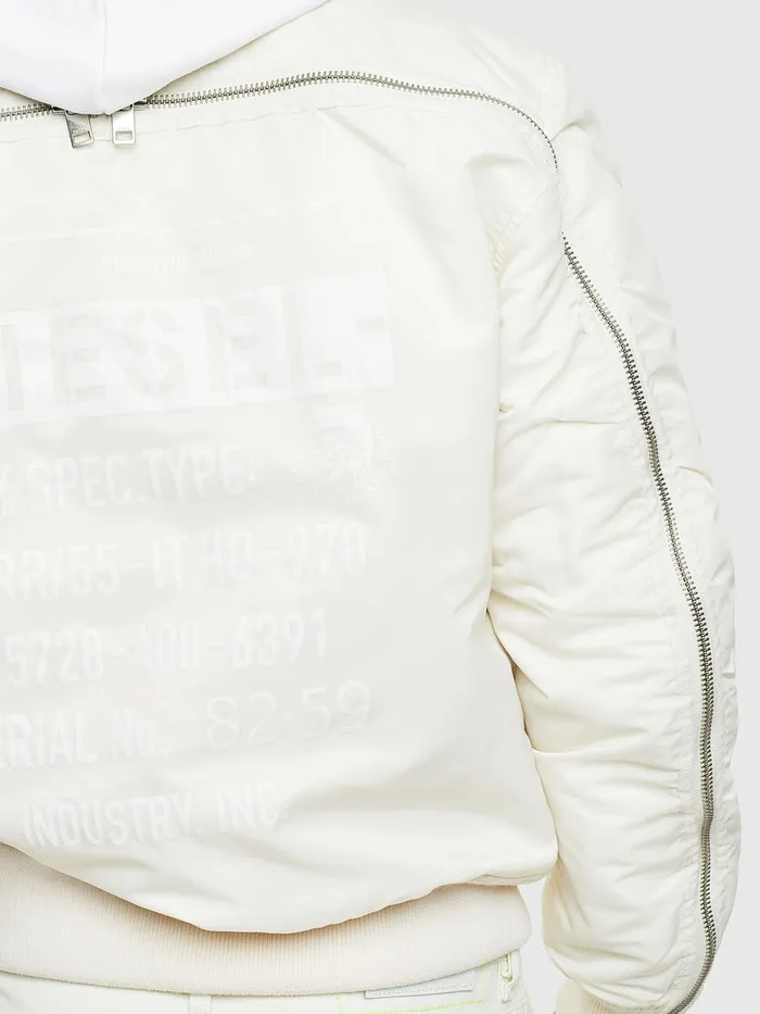 Diesel Jackets Mens JMARTEN White