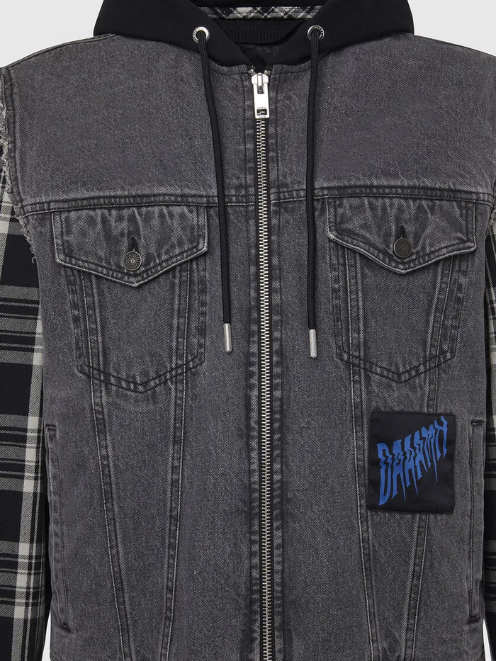 Diesel Jackets Mens JRUBEN BlackWhite