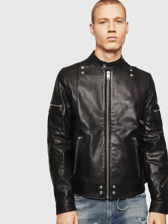Diesel Jackets Mens LTOVMAS Black