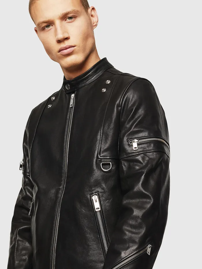 Diesel Jackets Mens LTOVMAS Black