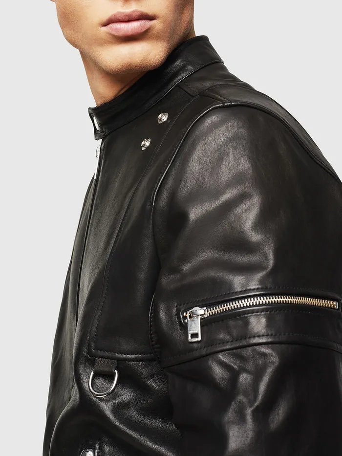 Diesel Jackets Mens LTOVMAS Black