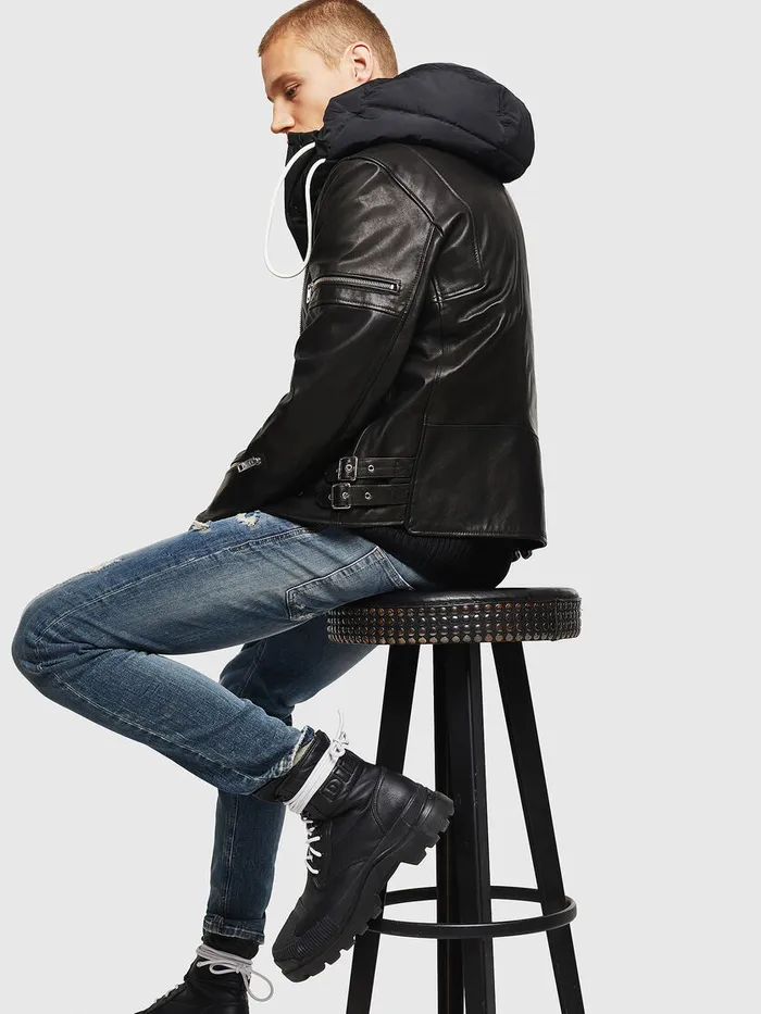 Diesel Jackets Mens LTOVMAS Black
