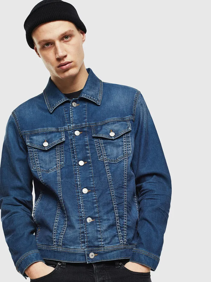 Diesel Jackets Mens NHILL JOGGJEANS Blue Jeans Gift 4 You