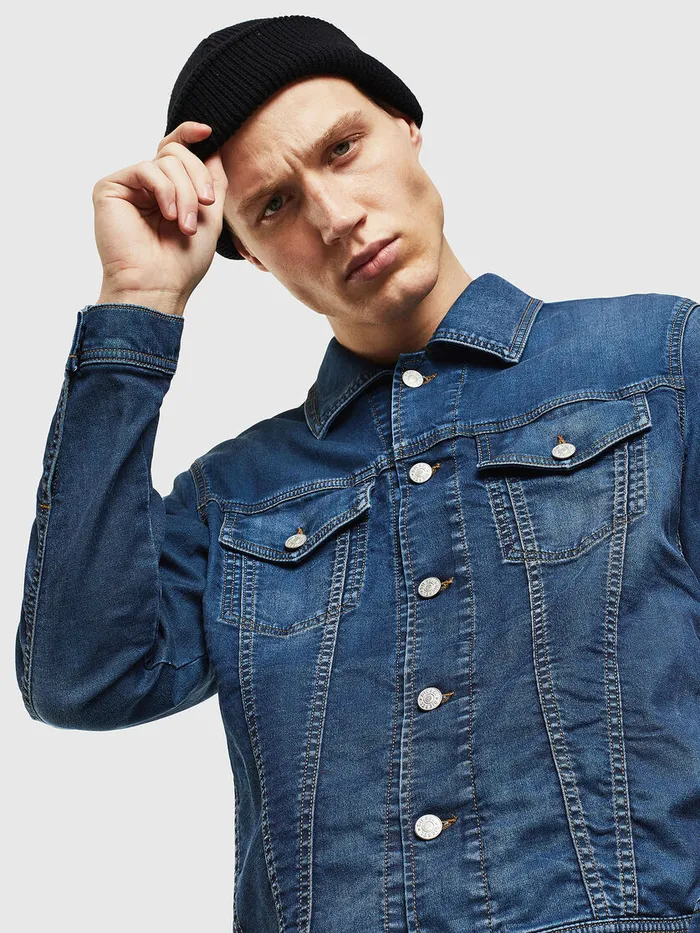 Diesel Jackets Mens NHILL JOGGJEANS Blue Jeans Gift 4 You