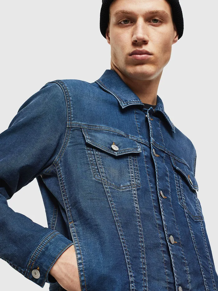 Diesel Jackets Mens NHILL JOGGJEANS Blue Jeans Gift 4 You
