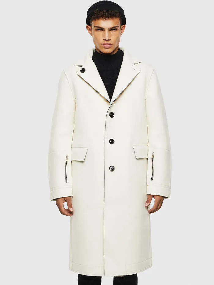 Diesel Jackets Mens WCOLBERT White