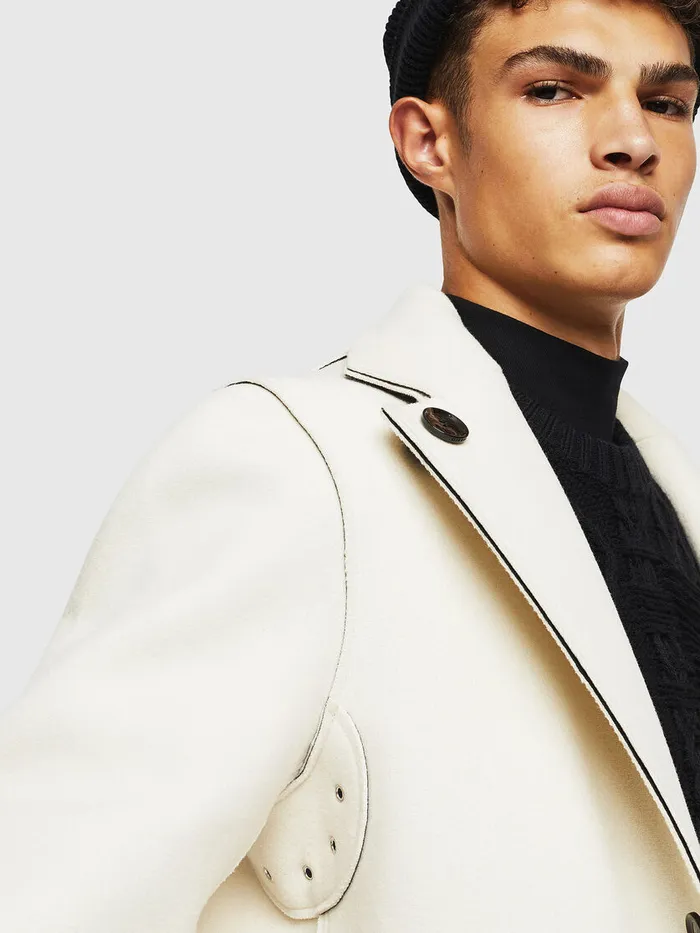 Diesel Jackets Mens WCOLBERT White