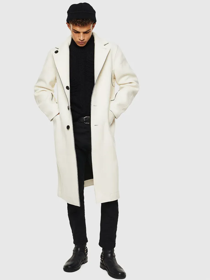 Diesel Jackets Mens WCOLBERT White