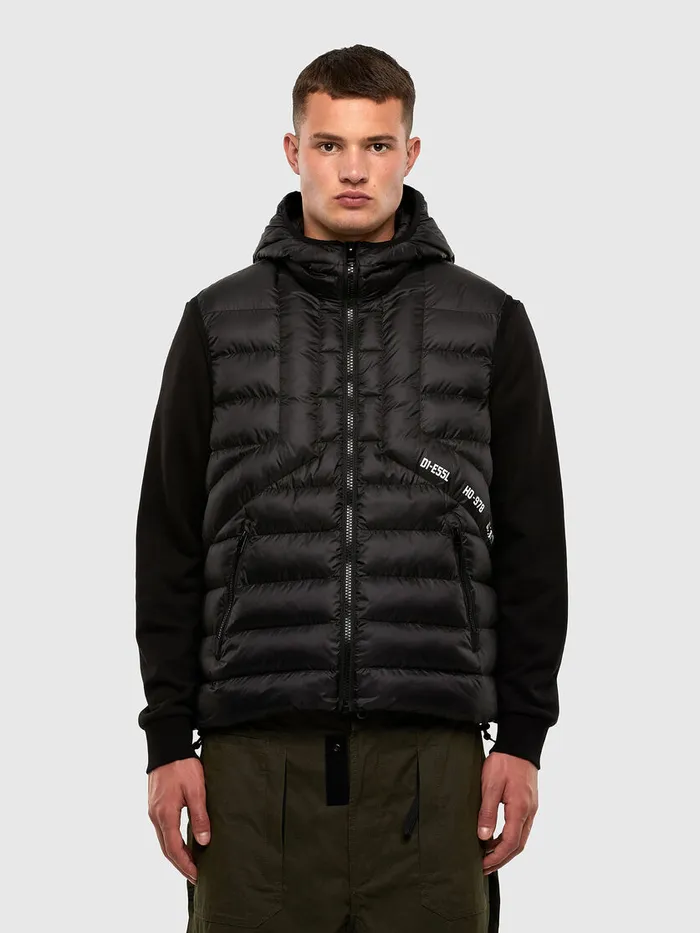 Diesel Jackets Mens WDWAINSL Dark grey