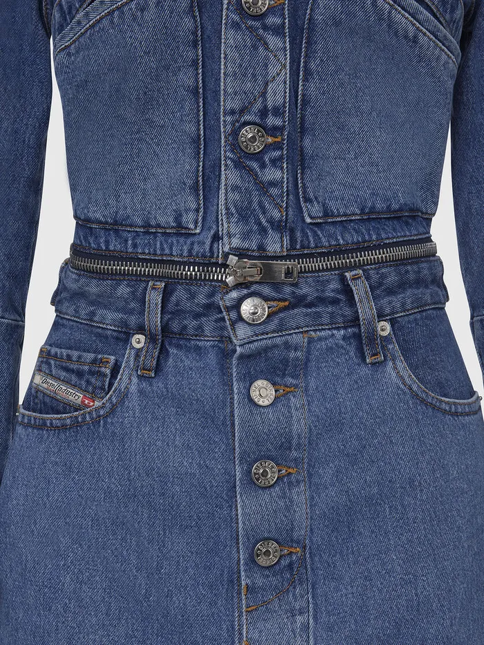 Diesel Jackets Womens DEBLOCHY Medium blue