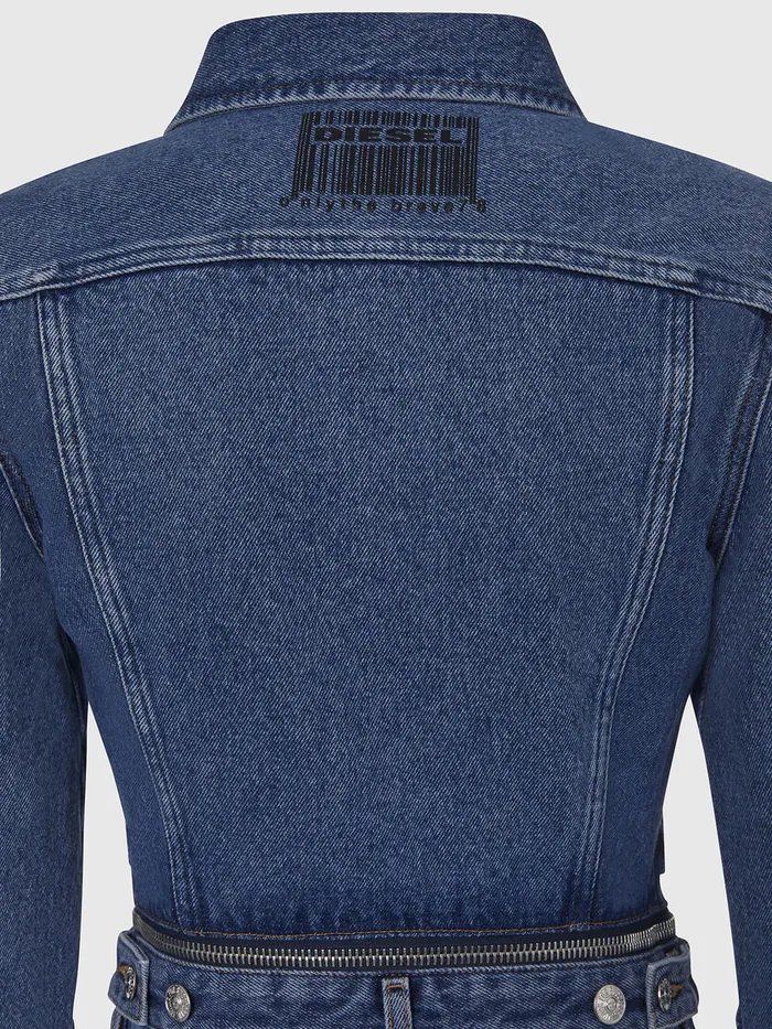 Diesel Jackets Womens DEBLOCHY Medium blue