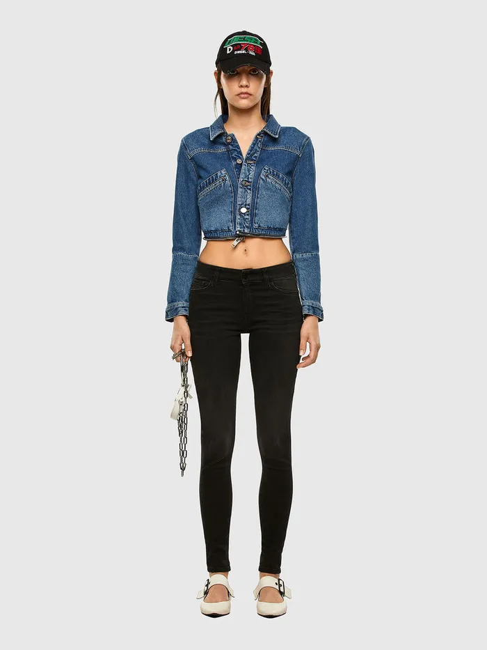 Diesel Jackets Womens DEBLOCHY Medium blue