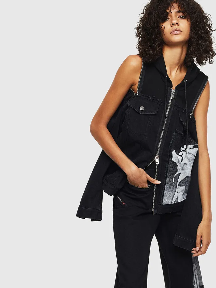 Diesel Jackets Womens DEVYSESX Black