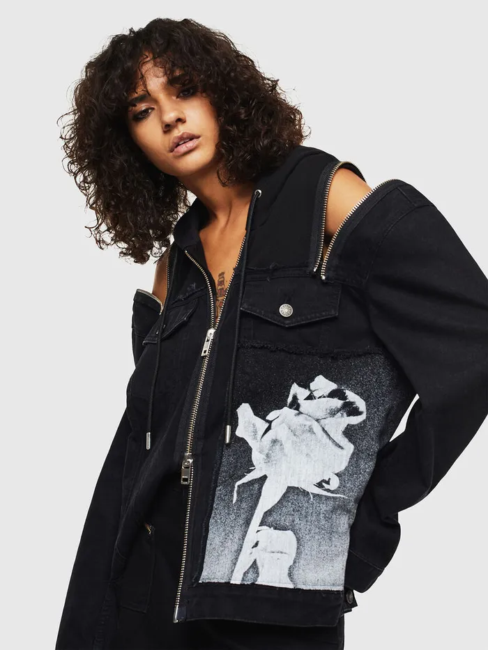 Diesel Jackets Womens DEVYSESX Black