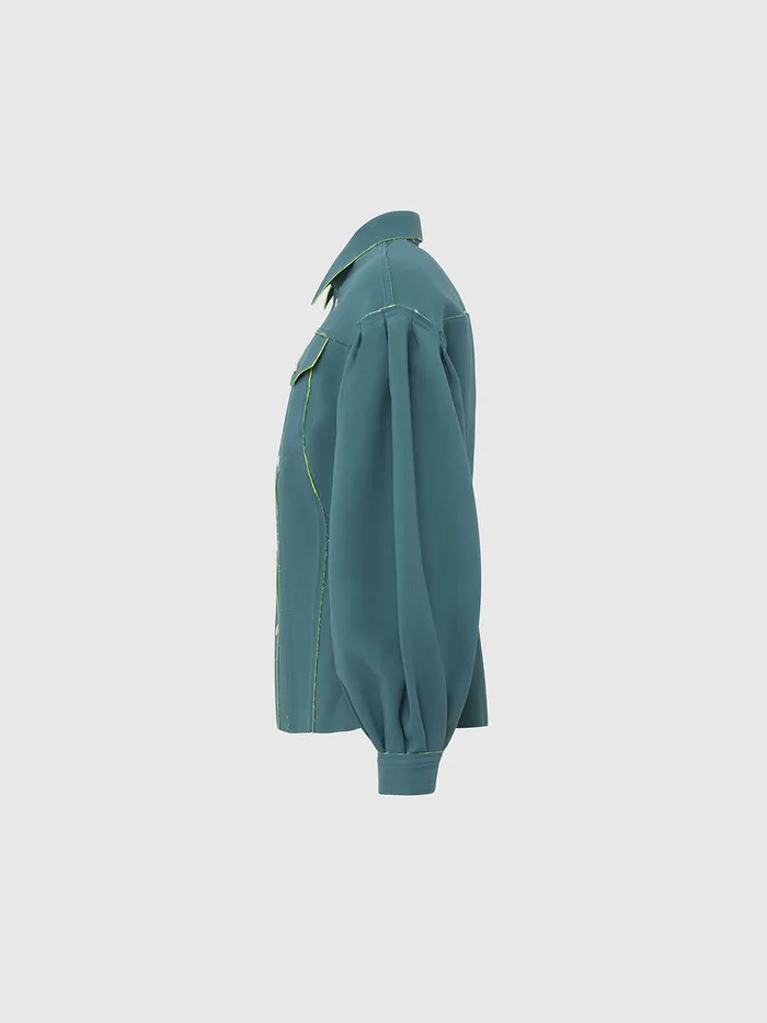 Diesel Jackets Womens GALBA Water Green