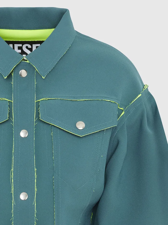 Diesel Jackets Womens GALBA Water Green