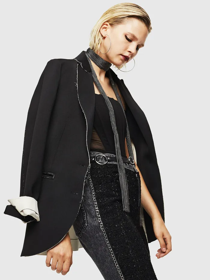 Diesel Jackets Womens GKENANA Black