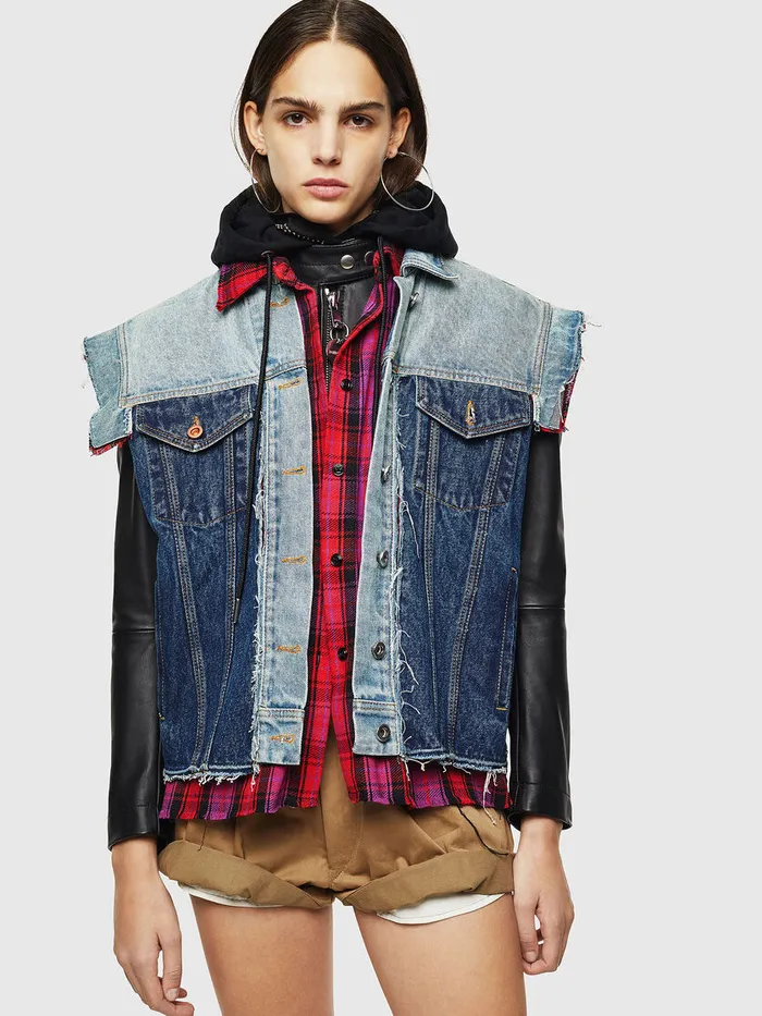 Diesel Jackets Womens LMARALI BlueBlack