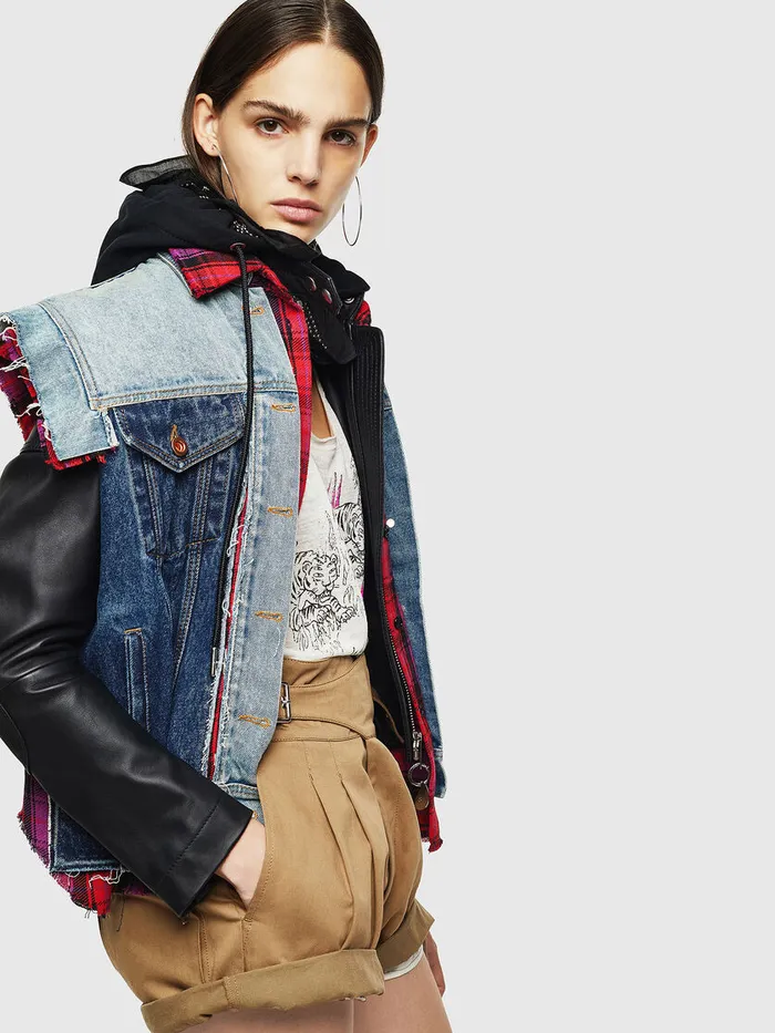 Diesel Jackets Womens LMARALI BlueBlack