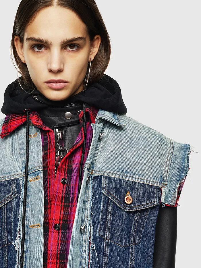 Diesel Jackets Womens LMARALI BlueBlack