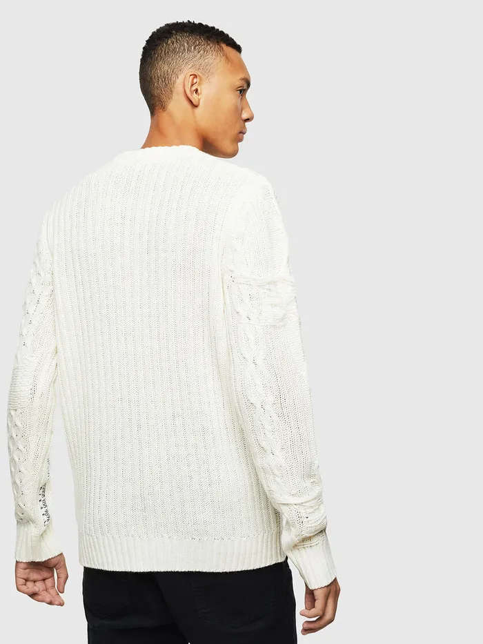 Diesel Knitwear Mens KBRIGLY White Near Me