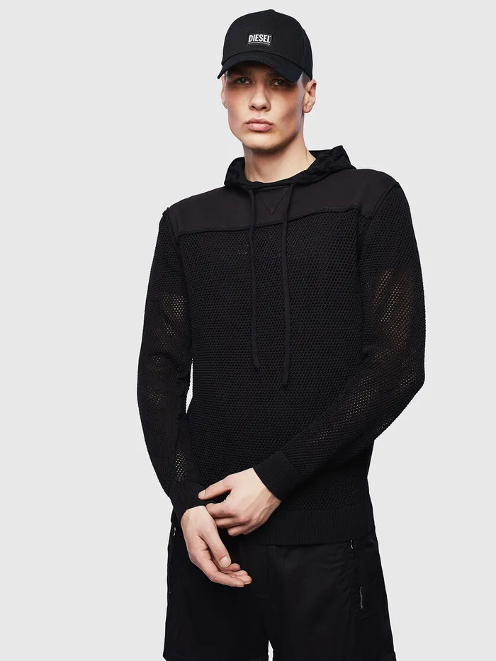 Diesel Knitwear Mens KCONNET Black Near Me
