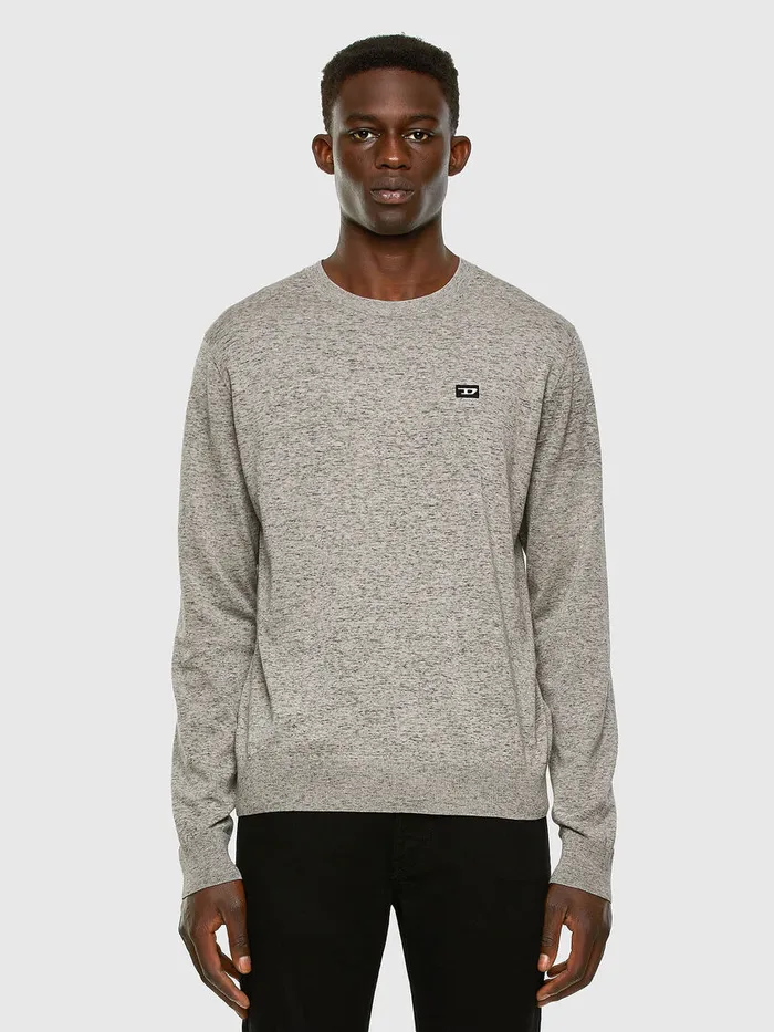 Diesel Knitwear Mens KCROFTTOMI Grey Cheap On Sale