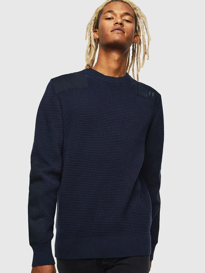 Diesel Knitwear Mens KLESTER Dark Blue For Sale