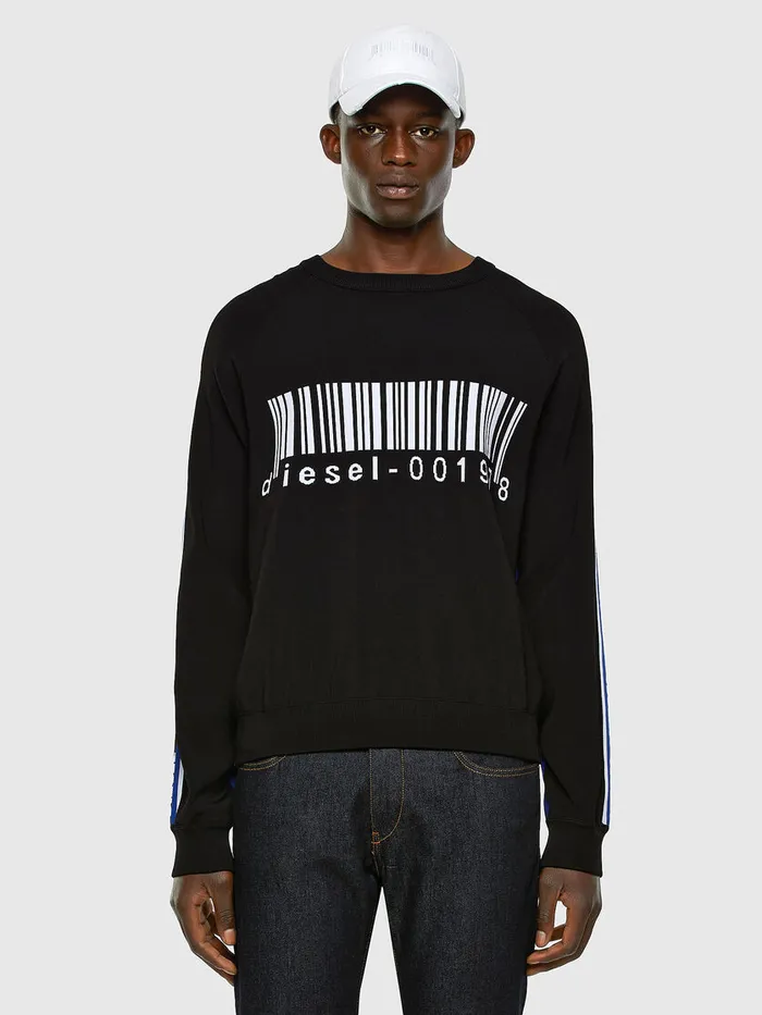 Diesel Knitwear Mens KRUSH Black On Sale