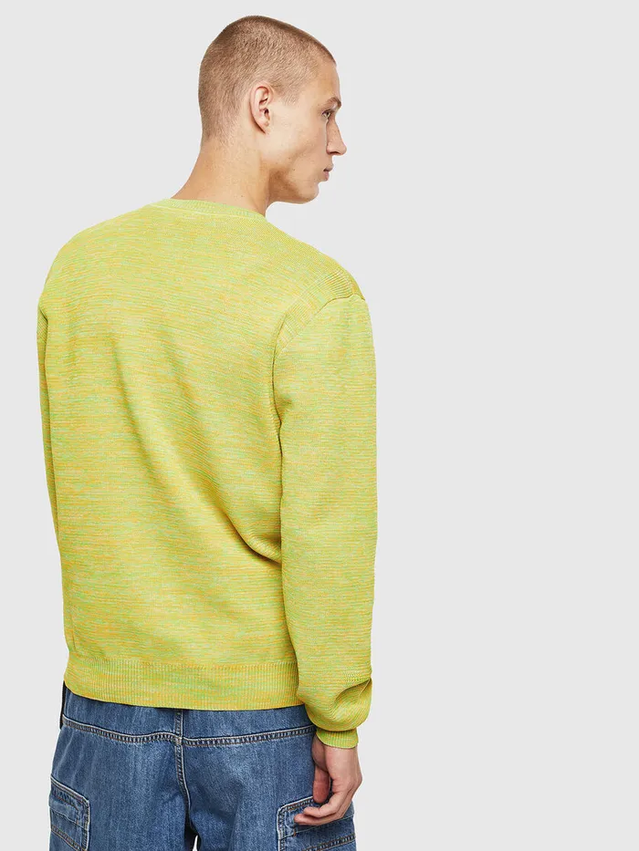 Diesel Knitwear Mens KSPECIALS Green Fluo Cheap On Sale